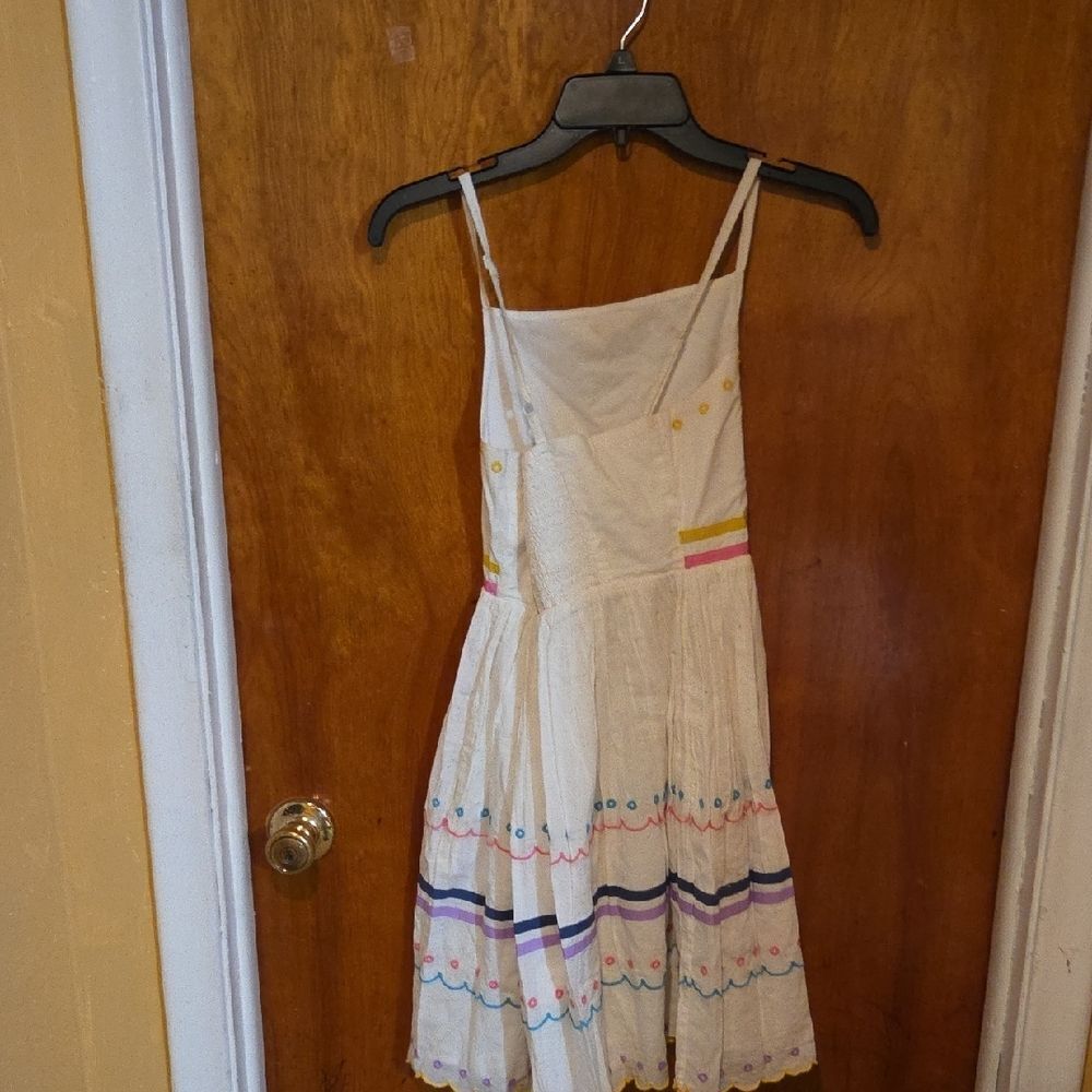 Mini Boden Colorful Striped Kids Dress - Picture 2 of 2